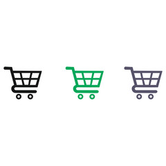 e-commerce set, icon vector symbol illustration