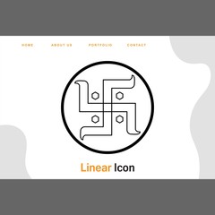  hindu sign icon for your project