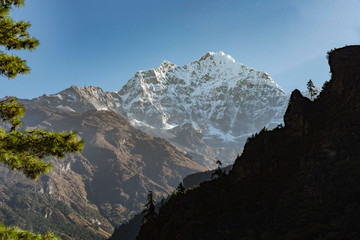 Obraz premium Mountain, way to Everest base camp 