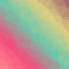 Obraz premium deepblue Color Abstract trianglify Generative Art background illustration