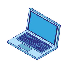 Digital laptop icon vector design
