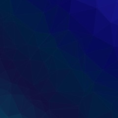 Obraz premium deepblue Color Abstract trianglify Generative Art background illustration