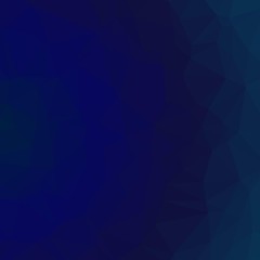 Fototapeta premium deepblue Color Abstract trianglify Generative Art background illustration