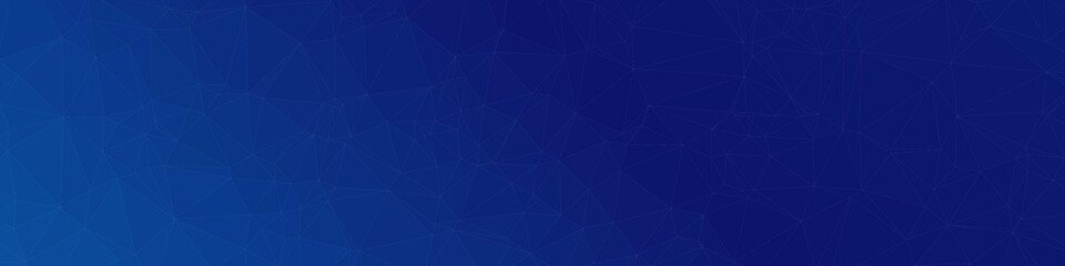 Obraz premium deepblue Color Abstract trianglify Generative Art background illustration