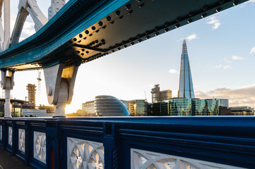 London skyline, View from Tower Bridge