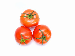 Tomato isolate on white background