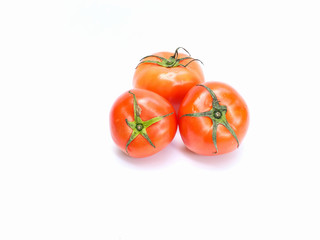 Tomato isolate on white background
