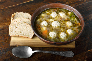 hot meatball soup