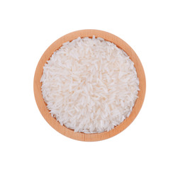 rice bowl on white background