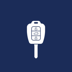 car key icon, vector design