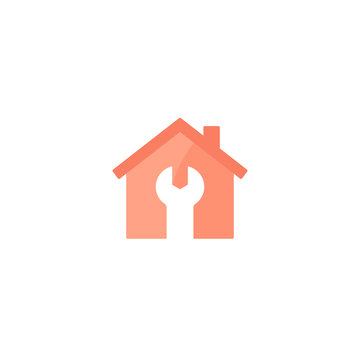 house maintenance service, logo icon