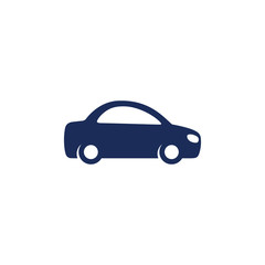 sedan, simple icon on white