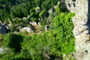 Birds eye view of ancient ruins!