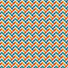 Chevron diagonal stripes abstract background. Seamless surface pattern with geometric ornament. Zigzag horizontal lines