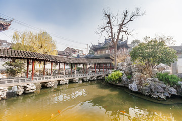 One of the pavilions of the Yuyuan Garden, Shanghai, China