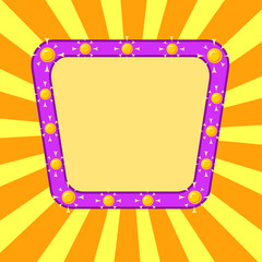 Asymmetrical uneven shaped format pattern object outline multicolour design Design business Empty copy space text for Ad website promotion isolated Banner template