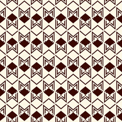 Seamless pattern with arrow fletching. Repeated chevrons wallpaper. Tribal and ethnic motif. Native americans ornament