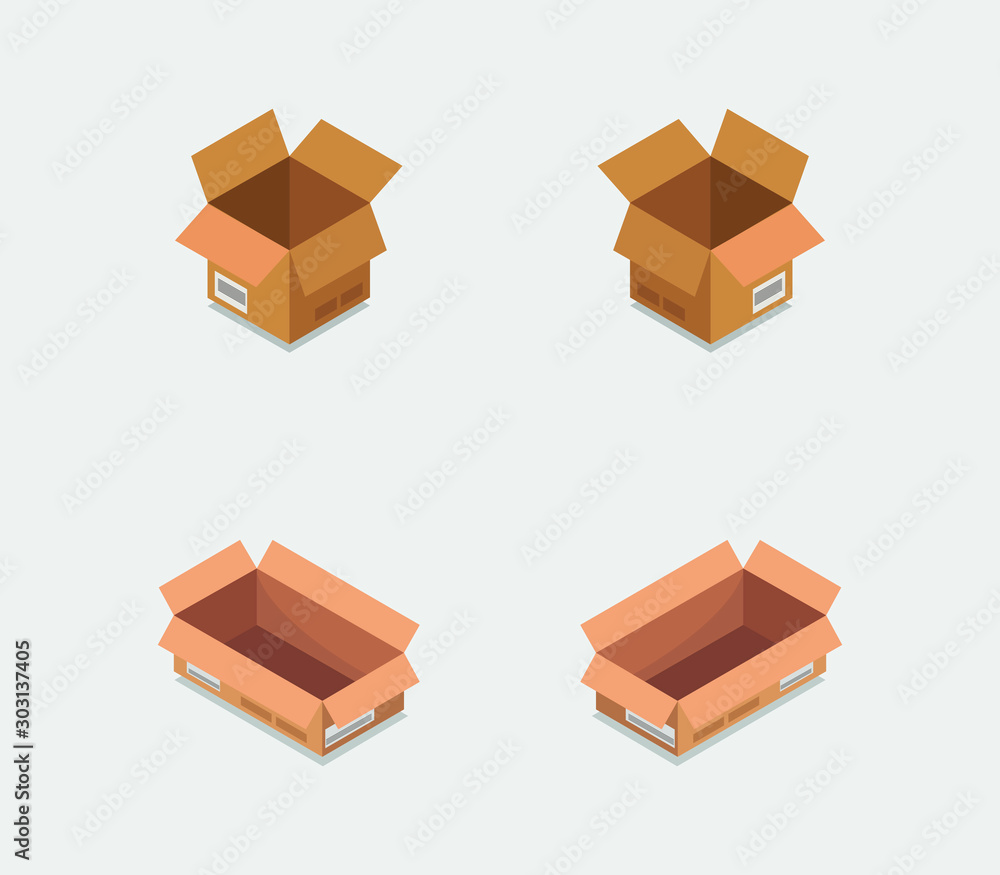 Poster isometric box