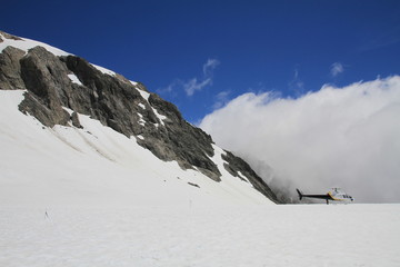Bergkuppen am Franz Josef Glacier Neuseeland