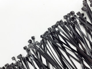 Plastic Black Ties Wire Cable for Effectively Fasten Mechanical Industrial Computer Electronic used...