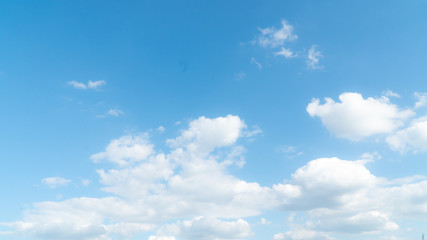 blue sky with cloud in sunshine day.