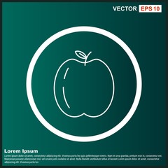 Obraz premium Apple icon for your project