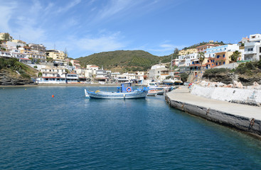 Fischerhafen in Bali, Kreta