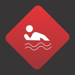 Swimming Person icon for your project
