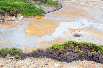 A sulfur lake in north Sulawesi