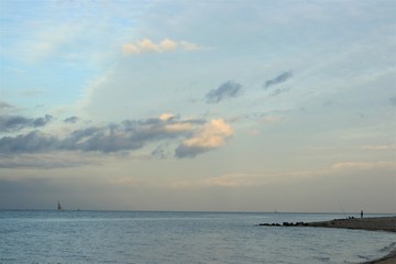 beach stroll along the Baltic Sea coast