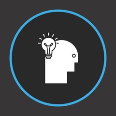  Creative mind icon for your project