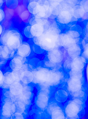 Abstract bokeh background from the decoration bulb.