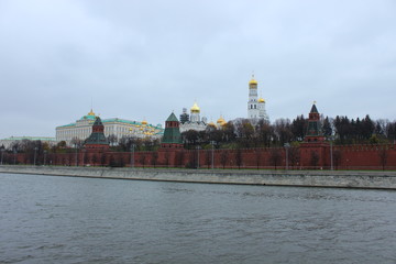 Obraz premium View of the Kremlin. Moscow. Russia.