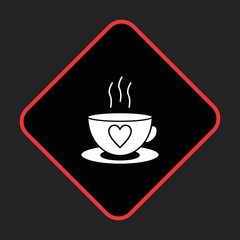 Love Tea icon for your project