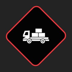 Transport Truck icon for your project