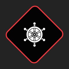 Ship Helm icon for your project