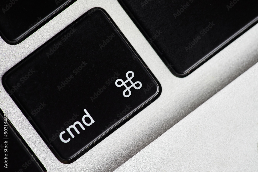 Poster key on computer keyboard