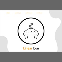 Hot Cup Cake icon for your project