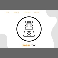  Artificial beaker icon for your project