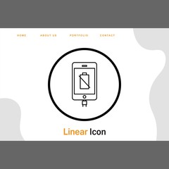 Battery low icon for your project