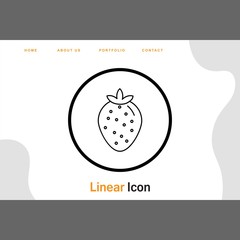 Strawberry icon for your project