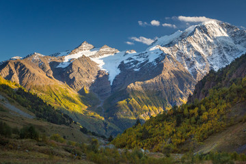 Fototapeta na wymiar Mountains in elbrus region