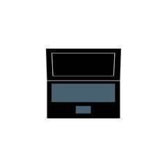 laptop vector, icon or symbol.