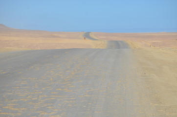 platform in the desert