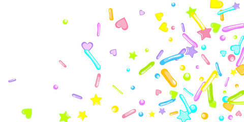 Sprinkles grainy. Cupcake dessert bakery confetti