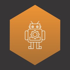 Robot icon for your project