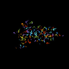 Question marks Quiz, doubt poll query public poll.