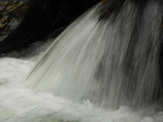 Fototapeta na wymiar Reshi River waterfall Pedong Delep Sikkim