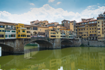 Fototapeta na wymiar Florence canal in Italy