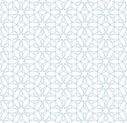 Seamless linear pattern in blue color.
